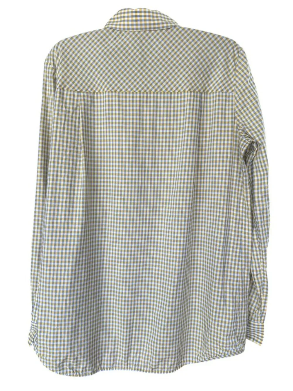 Lafayette 148 New York long-sleeve gingham check shirt - Picture 2 of 6